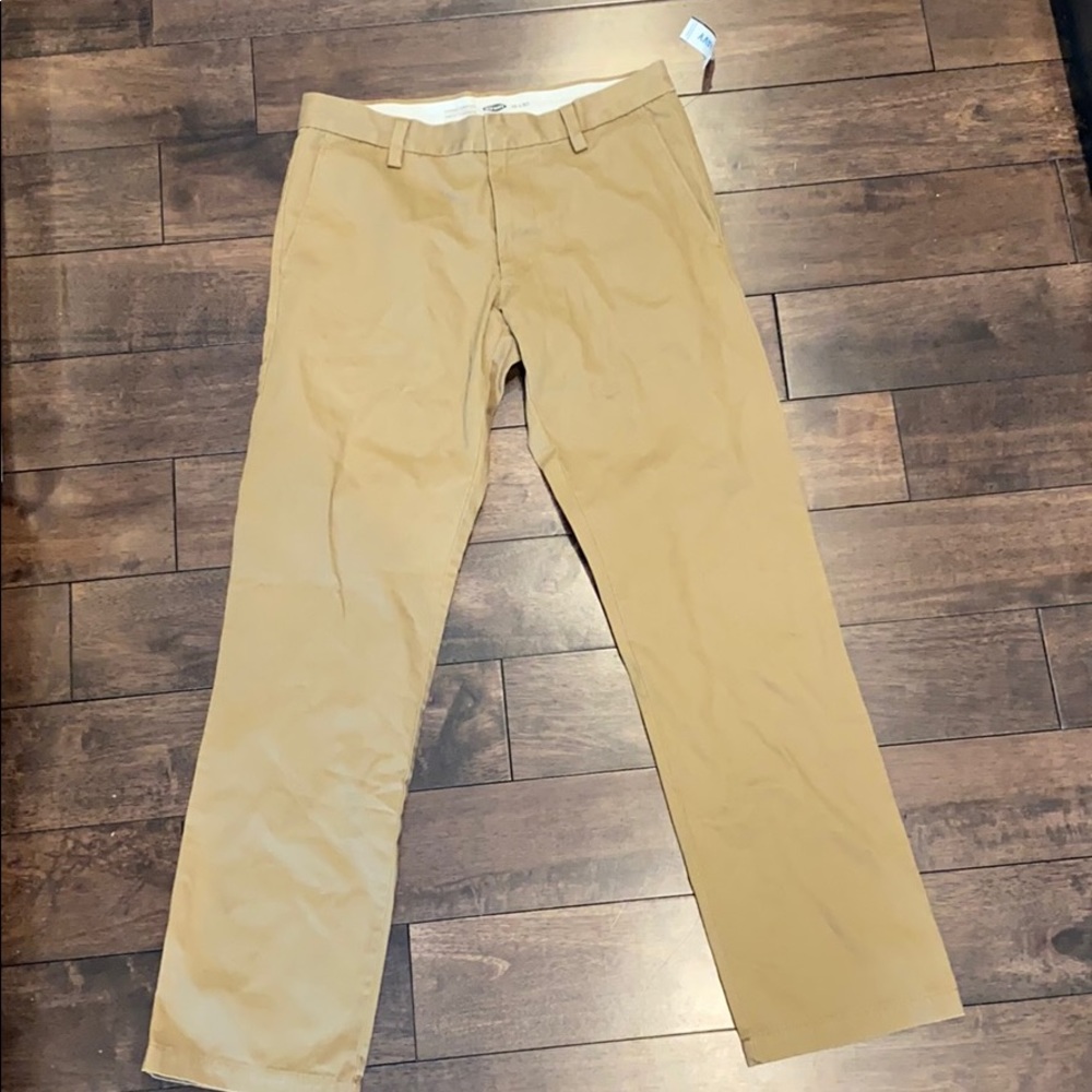 Old Navy flat front, classic straight Khaki